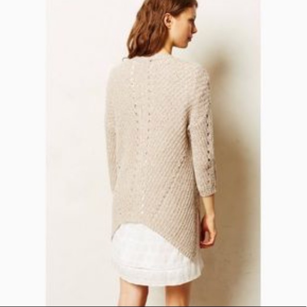 Anthropologie Moth Theca Handkerchief Cardigan - Picture 3 of 8